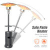 Outdoor Heater Propane Standing LP Gas Steel with Table
