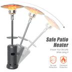 Outdoor Heater Propane Standing LP Gas Steel with Table