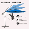 10 ft Cantilever Patio Umbrella with Crank