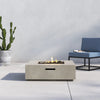 Outdoor Fire Pit Table - Natural / White