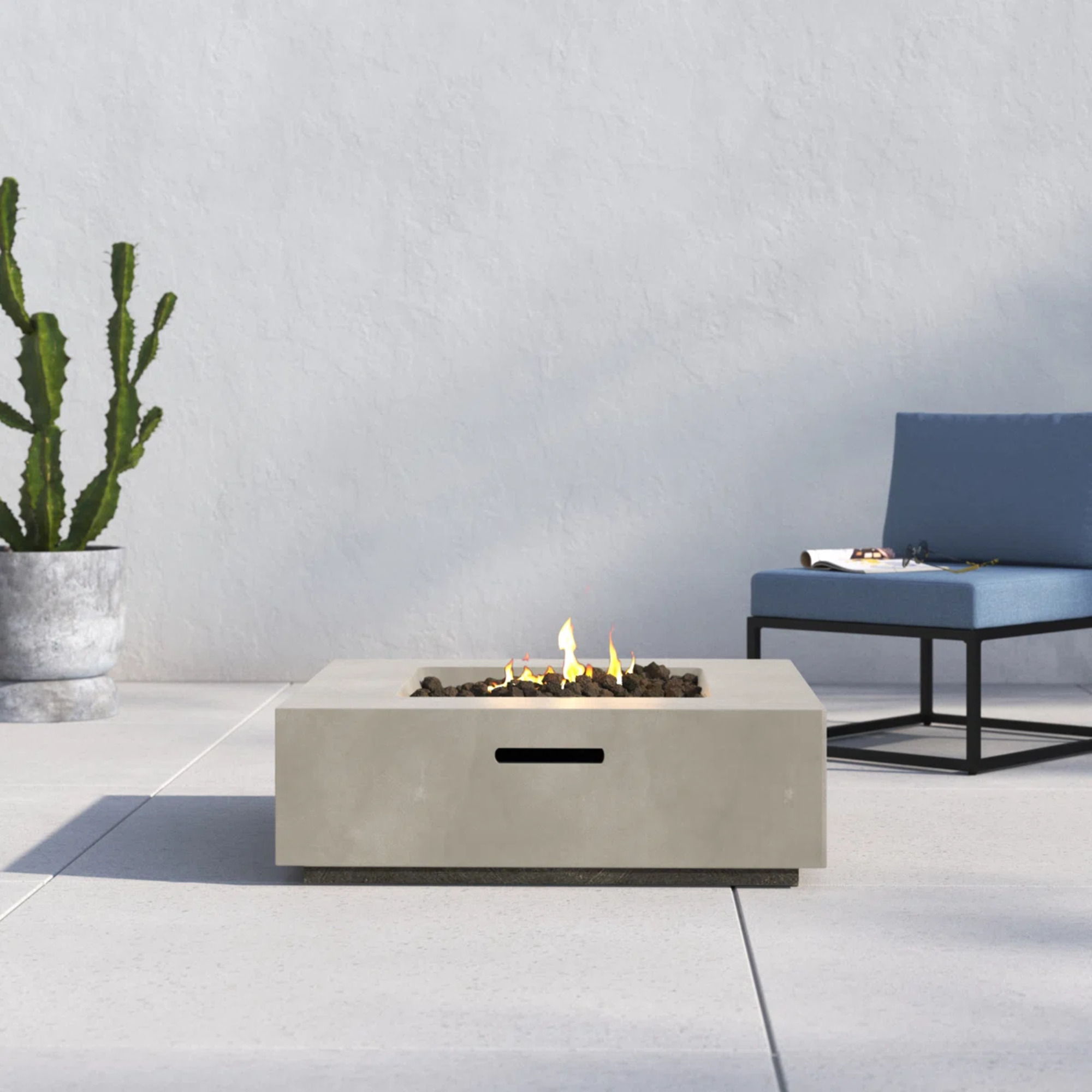 Streamlined Outdoor Fire Pit