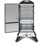 Broil King - 923617 Vertical Natural Gas Cabinet Smoker, Black