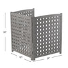 3 Panel Outdoor Air Conditioner Fence Screen