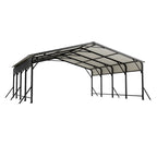 20'x20' Galvanized Steel Carport Canopy