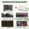 50" W x 49" H Outdoor Privacy Screen, Air Conditioner Fence