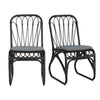 Outdoor Wicker Dining Chairs With Washable Cushions (Set of 2)