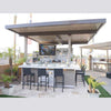 Bermuda Kitchen BBQ Island with Built-In TV, Fire Pit & Bar