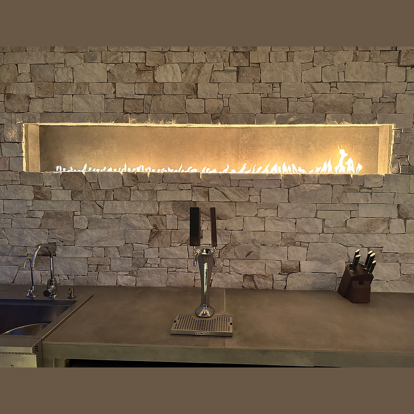 Luxury Outdoor Kitchen BBQ Island - Custom Built