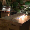 Entertainer Outdoor Fire Pit Table – 6 Ft with Fire Glass (LP/NG Compatible)
