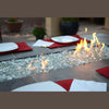 Entertainer Outdoor Fire Pit Table – 6 Ft with Fire Glass (LP/NG Compatible)