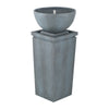 Zen Bowl Water Fountain, Outdoor Bird Feeder  2-sizes