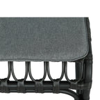 Outdoor Wicker Dining Chairs With Washable Cushions (Set of 2)