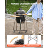 Kamado Charcoal Smoker and Grill, 18"