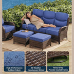 Luxury Outdoor Patio Furniture Set with Thick Cushions