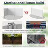 50" W x 49" H Outdoor Privacy Screen, Air Conditioner Fence, All-Weather Vinyl Privacy Fence Screens with Aluminum