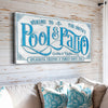 Personalized Swimming Pool Sign