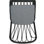 Outdoor Wicker Dining Chairs With Washable Cushions (Set of 2)