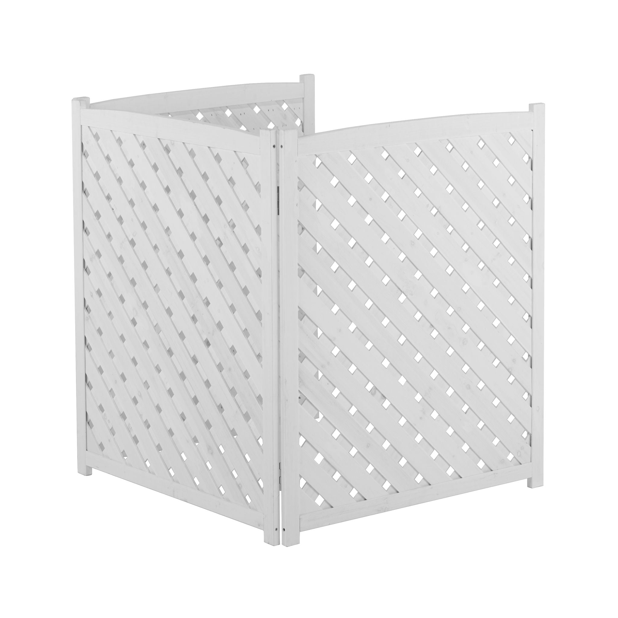 Outdoor 3 Panel Air Conditioner Fence Screen