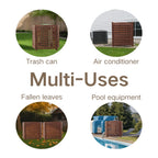 3 Panel Outdoor Air Conditioner Fence Screen