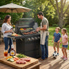 46-Inch 75300 BTU 6-Burners Deluxe Stainless Steel Gas Outdoor Barbecue Grill