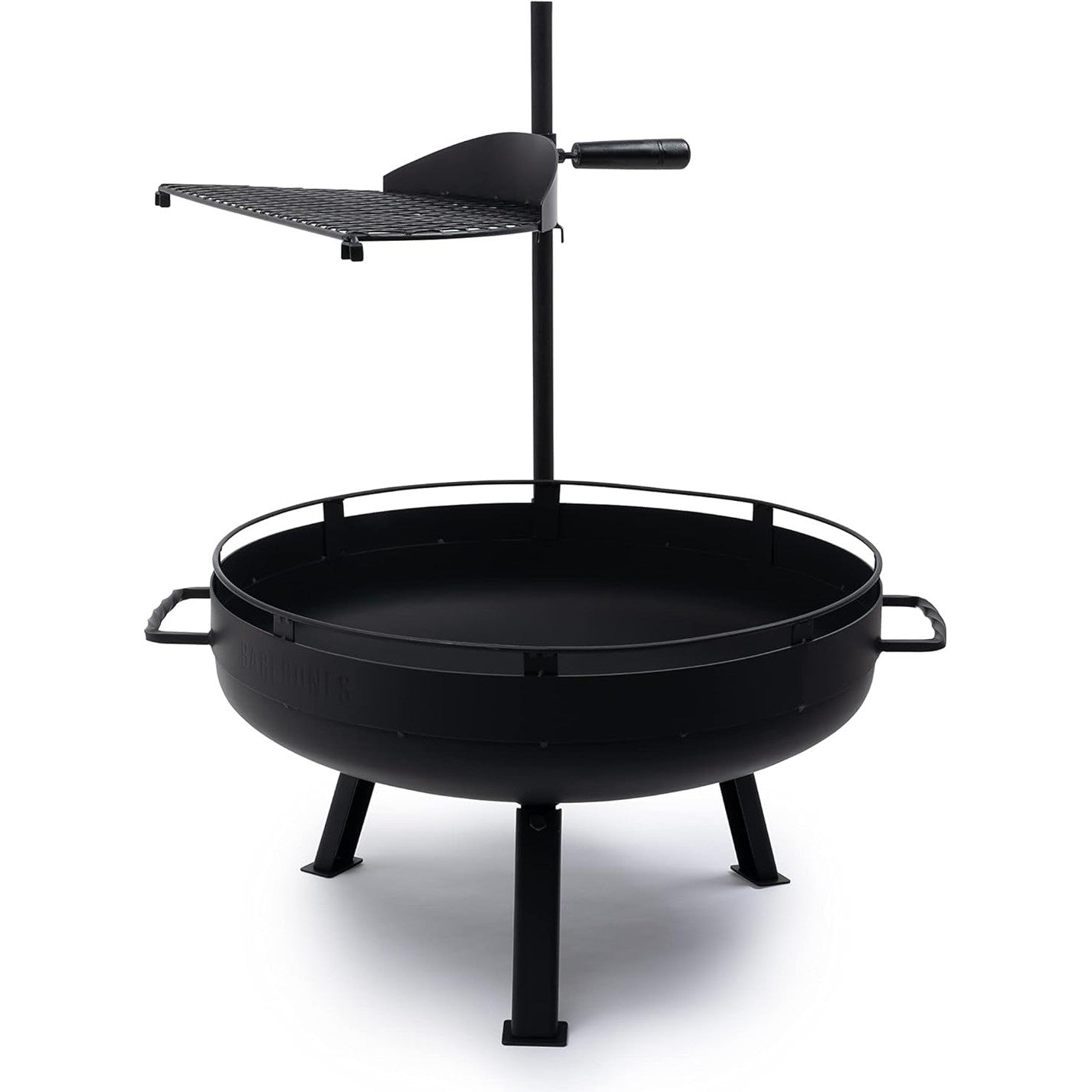 Cowboy Fire Pit 23-Inch - Open Fire Grill with Cooking Grate for Outdoor Cooking - Heavy Duty Open Grill