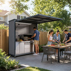 3 ft x 7 ft  Outdoor Kitchen POD