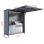 3 ft x 7 ft  Outdoor Kitchen POD