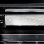 104" 4-Burner 72,000 BTU Black Outdoor Kitchen Bar Barbecue Island Grill