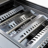 104" 4-Burner 72,000 BTU Black Outdoor Kitchen Bar Barbecue Island Grill