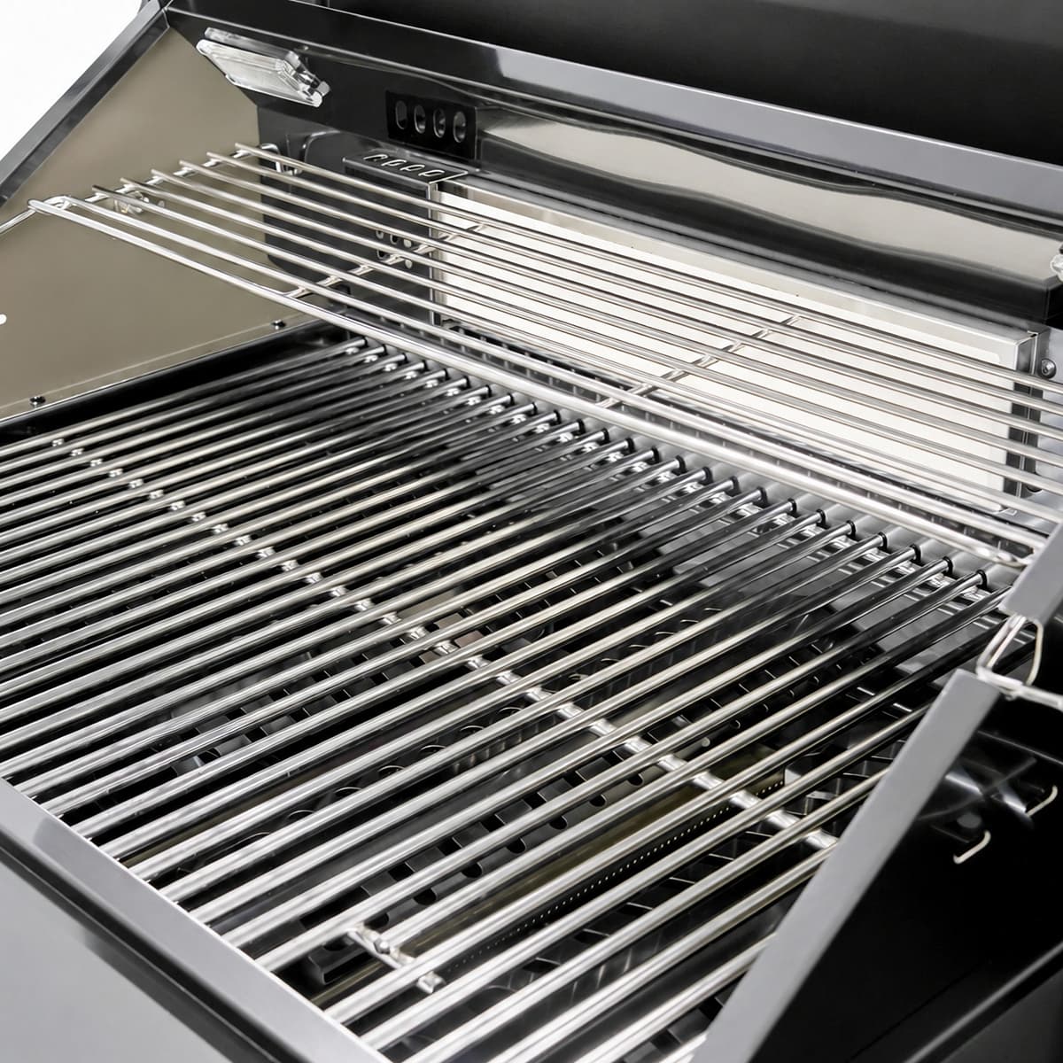 104" 4-Burner 72,000 BTU Black Outdoor Kitchen Bar Barbecue Island Grill