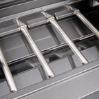104" 4-Burner 72,000 BTU Black Outdoor Kitchen Bar Barbecue Island Grill