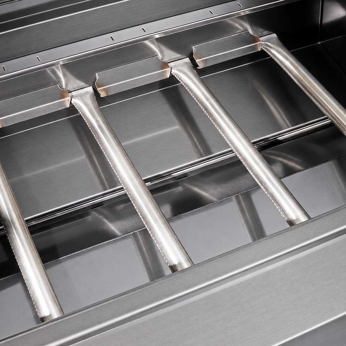 104" 4-Burner 72,000 BTU Black Outdoor Kitchen Bar Barbecue Island Grill