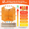 The Monaco 4-Person Low EMF Spruce Wood Outdoor Infrared Sauna with Bluetooth Speakers and LED Lights
