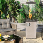 41K BTU Outdoor Propane Gas Patio Heater W/ Lockable Wheels