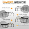 20'x20' Galvanized Steel Carport Canopy