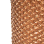 Evie Outdoor Patio Round MGO Side Table Brown