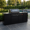 Deluxe Stainless Steel Propane Gas Outdoor Kitchen Grill