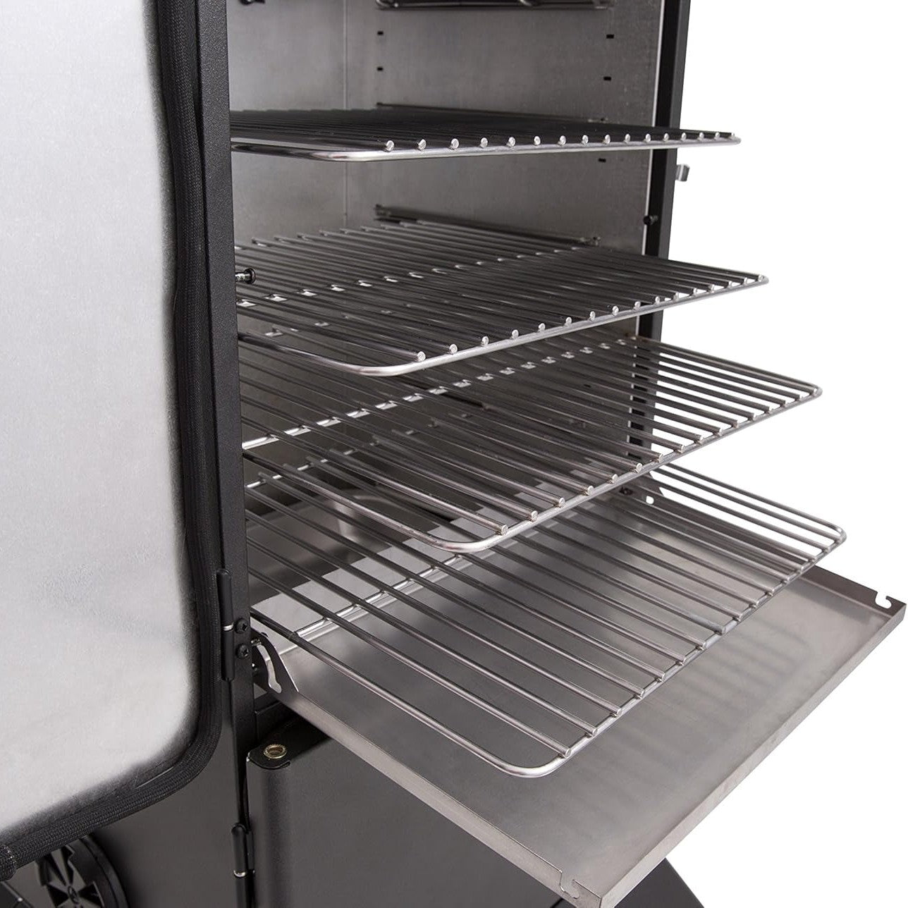 Broil King - 923617 Vertical Natural Gas Cabinet Smoker, Black