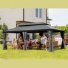 14' x 20' Hardtop Gazebo Outdoor Metal Gazebo Canopy