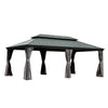 14' x 20' Hardtop Gazebo Outdoor Metal Gazebo Canopy
