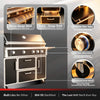 49-Inch Professional 99K BTU Outdoor Stainless Steel BBQ Grill