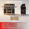 49-Inch Professional 99K BTU Outdoor Stainless Steel BBQ Grill