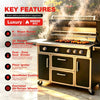 49-Inch Professional 99K BTU Outdoor Stainless Steel BBQ Grill