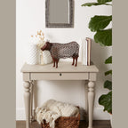 CHICKEN WIRE COW SCULPTURE