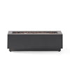 Modern Dark Grey 40' Outdoor Iron Propane Fire Pit
