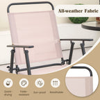 4 Pieces Outdoor Bistro Set with Umbrella