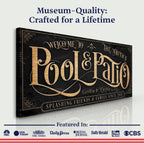 Personalized Pool & Patio Sign II