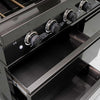 104" 4-Burner 72,000 BTU Black Outdoor Kitchen Bar Barbecue Island Grill