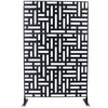 Decorative Freestanding Metal Privacy Screen For Indoor & Outdoor Use