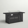 Propane Outdoor Fire Pit Table With Lid Versatile Fuel Options